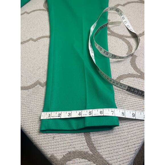 Ann Taylor The ANKLE High Rise cuffed green pants, size 14 - Picture 11 of 12